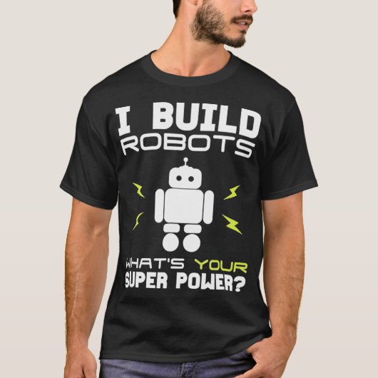 Robotics Team Tshirt Geschenk Roboter Ingenieur (Vorderseite)