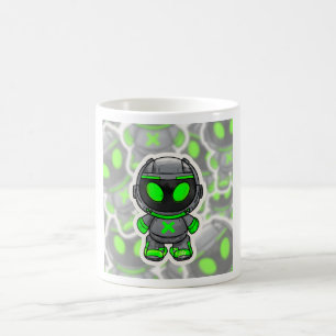 Robotik-Alien Kaffeetasse