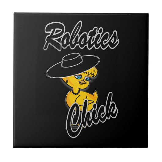 Robotik Chick #4 Fliese (Vorderseite)