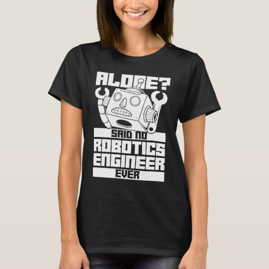 Robotik Engineer Artificial Intelligence Ai Robo T-Shirt (Vorderseite)