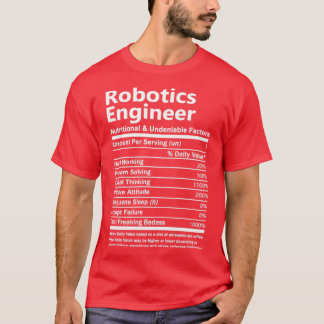 Robotik Engineer Ernährung und Undeni T-Shirt