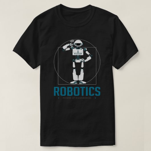 Robotik Engineer I Build Roboter T-Shirt (Design vorne)