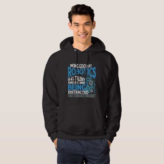Robotik Engineer Scientist Engineering Hoodie (Vorne ganz)