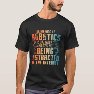 Robotik Engineering Art für Männer - STEM Roboter  T-Shirt