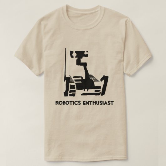 Robotik-Enthusiast-T-Shirt T-Shirt (Design vorne)