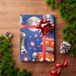 Robotik-Erkundungskosten Geschenkpapier