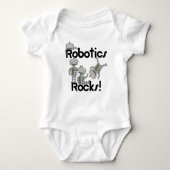 Robotik-Felsen Baby Strampler (Vorderseite)