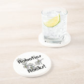 Robotik-Felsen Getränkeuntersetzer (Seite)