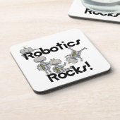 Robotik-Felsen Getränkeuntersetzer (Linke Seite)