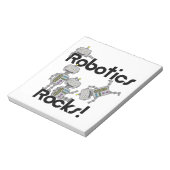 Robotik-Felsen Notizblock (Rotiert)