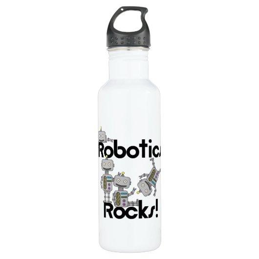 Robotik-Felsen Trinkflasche (Vorderseite)