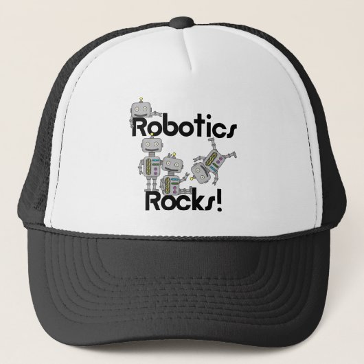 Robotik-Felsen Truckerkappe (Vorderseite)