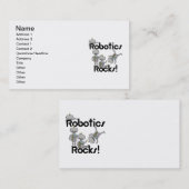 Robotik-Felsen Visitenkarte (Vorne/Hinten)