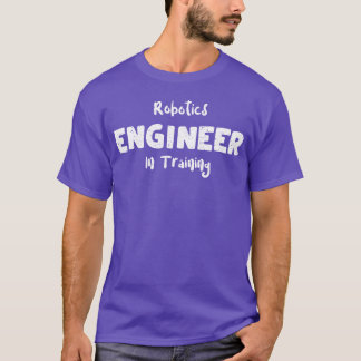 Robotik-Ingenieur in Auszubildender Junge T-Shirt