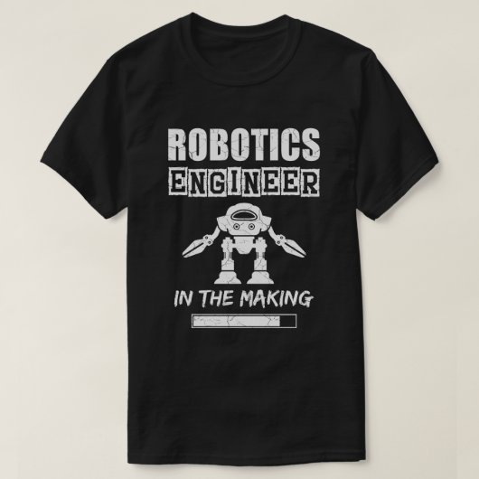 Robotik-Ingenieur in der Herstellung, grungelige T T-Shirt (Design vorne)