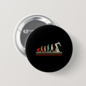 Robotik-Ingenieur Retro Vintage Button (Vorne & Hinten)