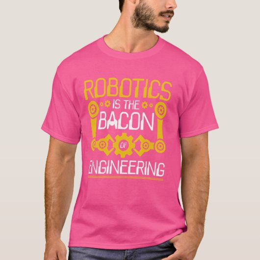 Robotik ist mein Sport Roboter Engineering Program T-Shirt (Vorderseite)