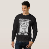 Robotik Künstliche Intelligenz Ai Roboter Sweatshirt (Vorne ganz)