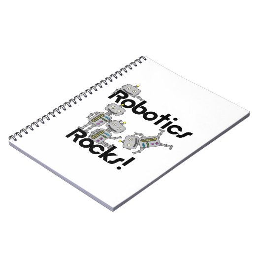 Robotik Notizblock (Linke Seite)