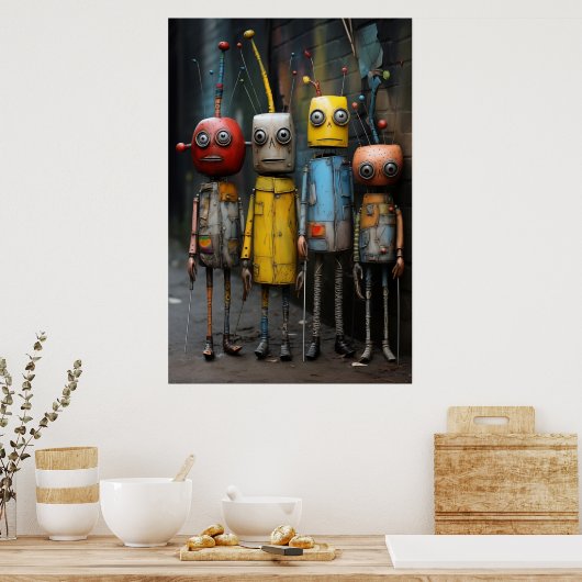 Robotik Poster (Küche)