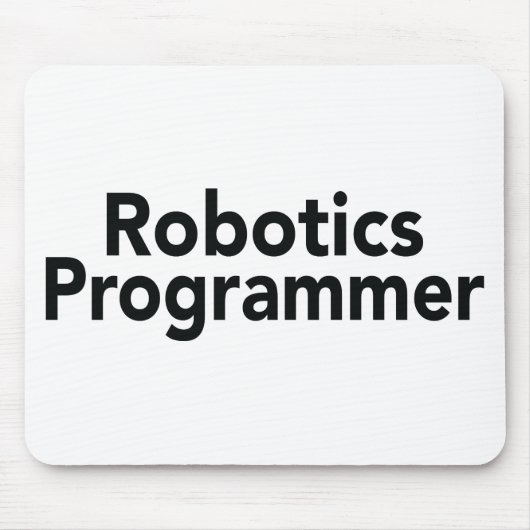 Robotik-Programmierer Mousepad (Vorne)
