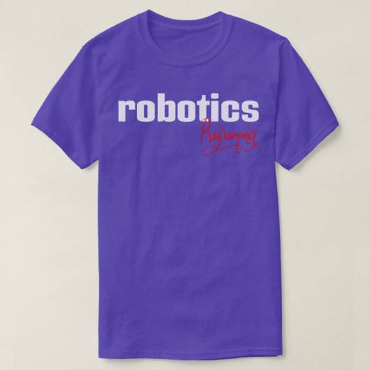 Robotik-Programmierer T-Shirt (Design vorne)