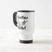 Robotik Reisebecher (Vorderseite Links)