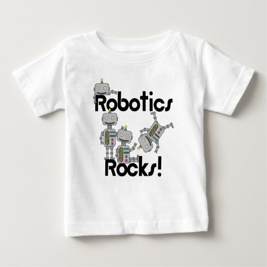 Robotik Rocks Baby T-shirt (Vorderseite)