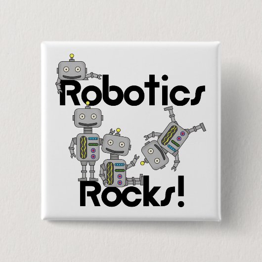 Robotik Rocks Button (Vorderseite)