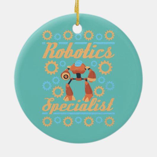 Robotik-Spezialrobot Keramik Ornament (Hinten)