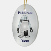Robotik-Team oder Verein-personalisierte Keramikornament (Links)