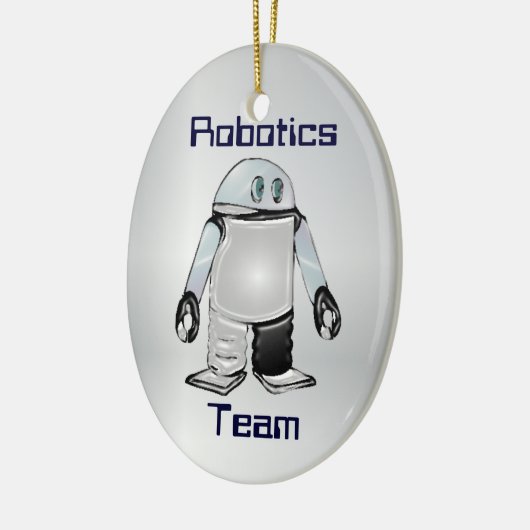 Robotik-Team oder Verein-personalisierte Keramikornament (Links)