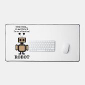 Robotik-Technologie Lustig Schreibtischunterlage (Tastatur & Maus)