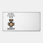 Robotik-Technologie Lustig Schreibtischunterlage (Vorderseite)