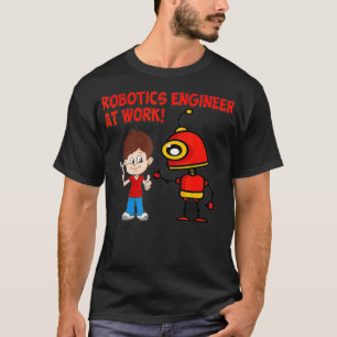 Robotikingenieur am Arbeitsplatz T-Shirt