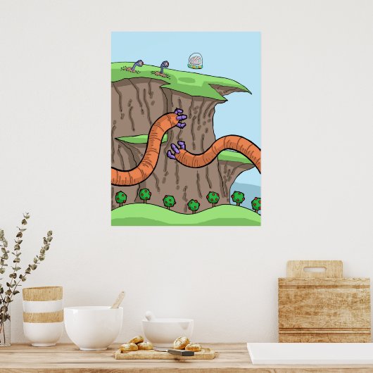 Robotlands Print 01 Poster (Küche)