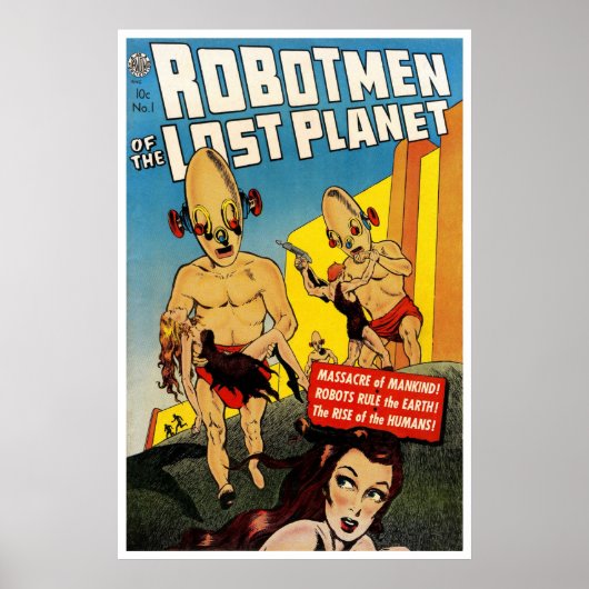 Robotmen of the Lost Planet #1 (1952) Poster (Vorne)