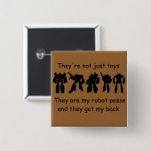 RobotPosseGotMyBack Button (Vorne & Hinten)