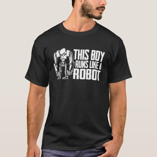 Robots Boy Artificial Intelligence Ai Robotics T-Shirt (Vorderseite)