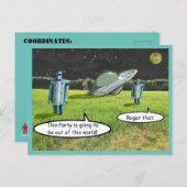 ROBOTS-FUNNY von Jetpackcorps Postkarte (Vorne/Hinten)