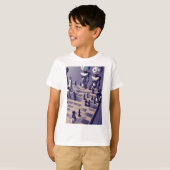 Robots playing chess kids t-shirt (Vorne ganz)