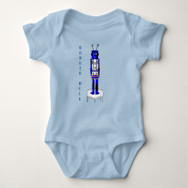 "Robots Rule" Baby Jersey Bodysuit Strampler