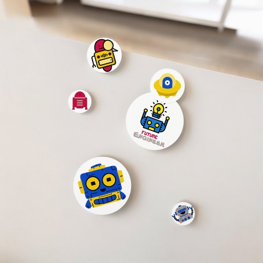 Robots Table Confetti Konfetti