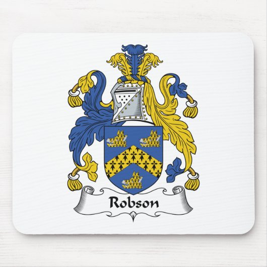 Robson-Familienwappen Mousepad (Vorne)