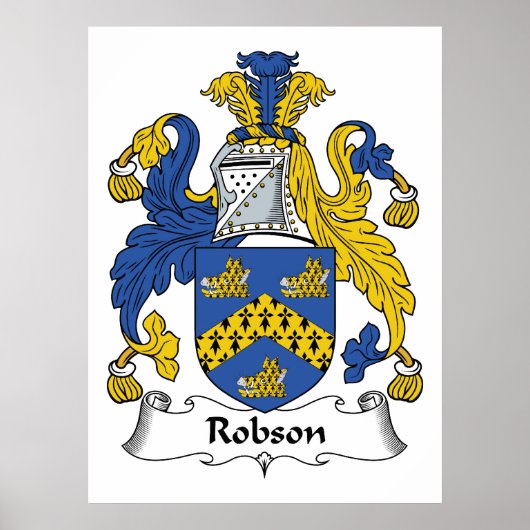 Robson Familienwappen Poster (Vorne)
