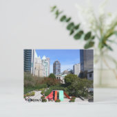 Robson Square Vancouver, BC Postkarte (Stehend Vorderseite)