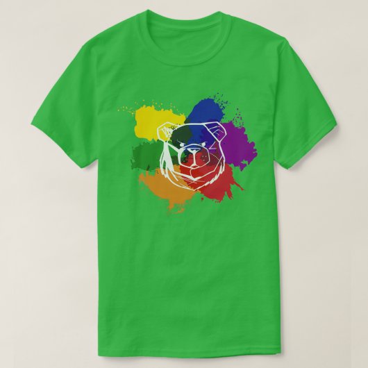 ROBUST BEAR PRIDE LGB T-Shirt (Design vorne)