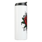 Robuste Rose Thermosbecher (Nach links gedreht)