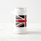 Robuster Union Jack Bierglas (Vorderseite Links)