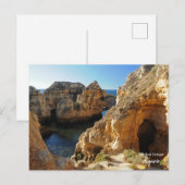 Robustes Algarve, Portugal Postkarte (Vorne/Hinten)